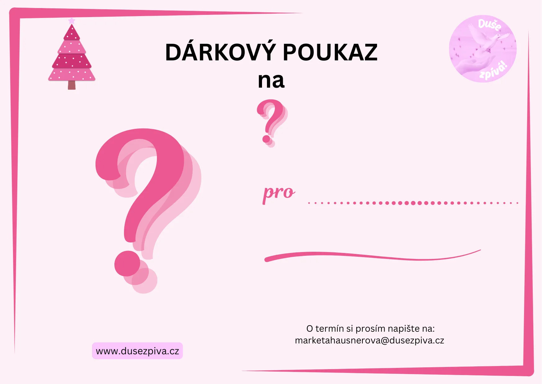 Dárek podle vaší volby
