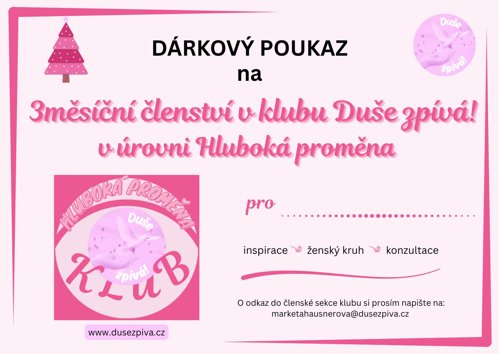 Klub Duše zpívá!