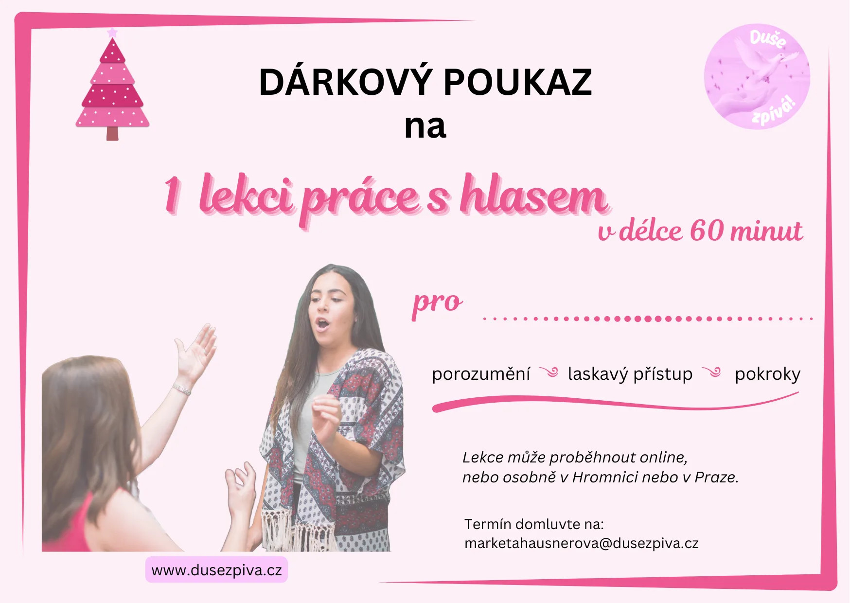 Práce s hlasem osvobozuje